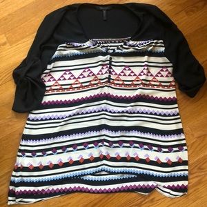 Nearly new mesh tunic blouse